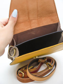 Сумка натуральная кожа через плечо №1121/41 - Ганг фото 2