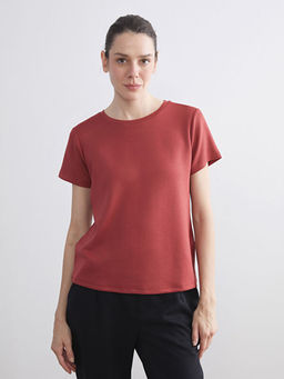 Bisiklet Yaka Kad?n Ti??rt