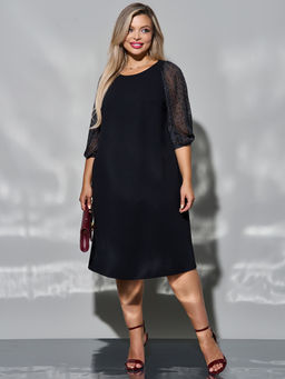 Платье 0218-2 чёрный кварц - Dora фото 142