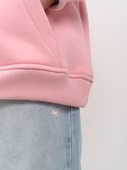 Толстовка с капюшоном для девочки "Basic" розовый