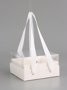 Цена за 2 шт. Коробка под бенто-торт 14 х 14 х 8 см