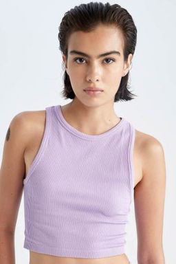 DeFactoFit Halter Yaka Seamless Basic Atlet