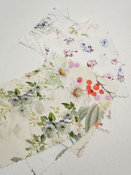 Комплект образцов Вискозный атлас (Digital) - Купава фото 5