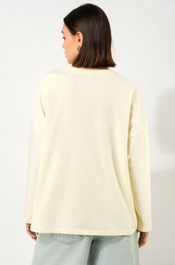 Женский лонгслив оверсайз Happyfox