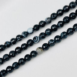 Бусины для украшений из полосатого Агата