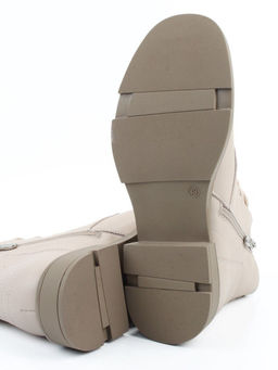 01-M43-15 BEIGE Ботинки демисезонные женские (натуральная кожа)