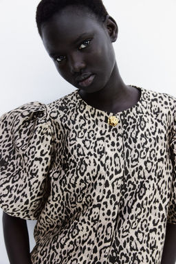 Blusa con mangas globo - H&m фото 8