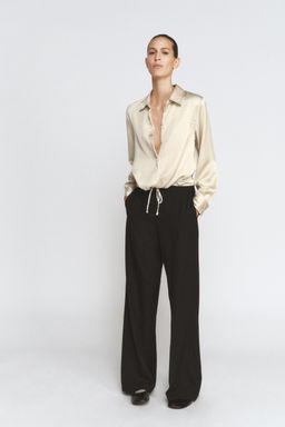 CAMISA SATINADA ZW COLLECTION / Crudo