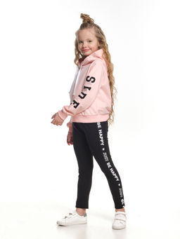 Толстовка с капюшоном с принтом UD 7427 св.розовый - Mini maxi фото 2