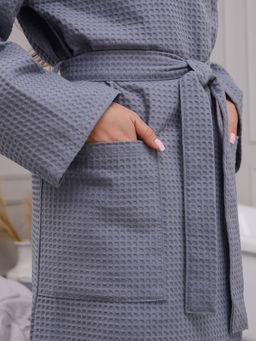 ХАЛАТ УДЛИНЕННЫЙ КИМОНО ВДК-СЕР-973 - Ашматекс фото 11