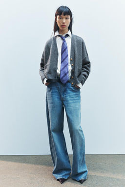 100% WOOL JACKET WITH GOLD BUTTONS