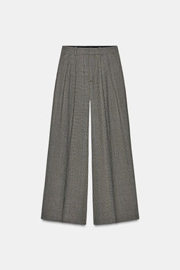 CHECK TROUSERS WITH DARTS ZW COLLECTION - Zara фото 7