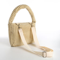 Сумка молодёжная на магните, цвет бежевый - Simaland фото 2