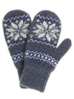 Варежки женские "Звезда с зигзагом" 3009-7