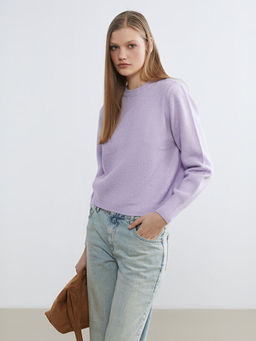 Bisiklet Yaka Kad?n Triko Kazak