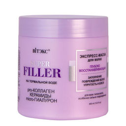 Super Filler на терм.воде Экспресс-Маска для волос Глубоко Восстанавлив.(400мл).18
