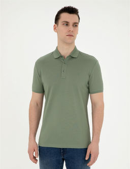 Haki Slim Fit Merserize Ti__rt - Pierre cardin фото 3