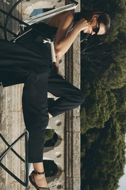 BEADED LEATHER SANDALS - Zara фото 5