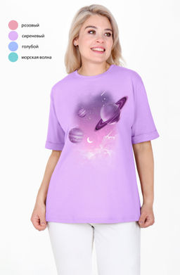 Футболка Алиса Ф-93А (44-62) кулирка - Лотос фото 71