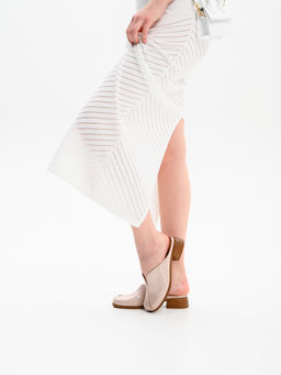 Сабо 3200.25294br.Розовый ибица+коричневый