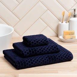 Полотенце махровое Love Life Комфорт 70х140 см, темно-синий, 100% хл, 500 гр/м2