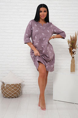 Сорочка теплая, футер с начесом (01035) - Плиона фото 31