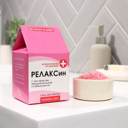 Соль для ванны BEAUTY FOX «Для твоего спокойствия», 200 г, аромат малины