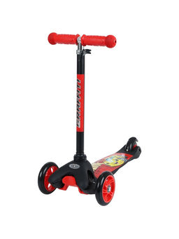 Самокат GRAFFITI Drive, колёса PU 110/75 мм, ABEC 7, красный