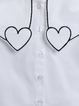 ACOOLA / Блузка детская для девочек Prodlenka молочный  фото 4