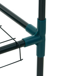 Стеллаж для рассады, 5 полок, 190×40×65 см, металлический каркас d=12 мм, без чехла, Greengo