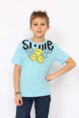 CRB wear/ CSKB 63825-43-412 Футболка для мальчика,голубой/Ex.Cherubino