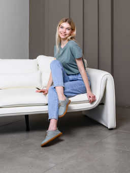 Туфли 181.ОКСЕbr.Лион авокадо+коричневый