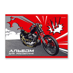 Светоч 8АЛСК4_1_3_9 Альбом для рисования 100 г/м2 A4 29 х 20.5 см 20 шт. на скобе 8 л. 000679 Райдер  фото 24