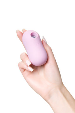 Вакуум-волновой бесконтактный стимулятор клитора Satisfyer Cotton Candy, силикон, фиолетовый  фото 9