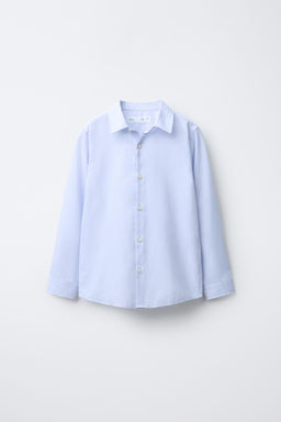 PLAIN TEXTURED DRESS SHIRT