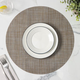 Салфетка кухонная Ди, d=38 см, цвет серый