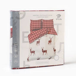 Постельное бельё евро «Этель» Scottish deer, поплин