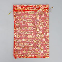 Цена за 20 шт. Мешочек подарочный новогодний органза Уюта и тепла, 20 х 30 см +/- 1.5 см - Дарите счастье фото 6