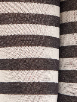 Цена за 3 пары! Колготки детские кремово-бежевые в графитовую полоску - Mark formelle фото 3