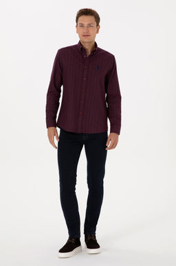 Erkek Koyu Mavi Slim Fit Jean Pantolon
