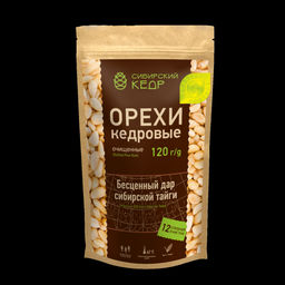 Ядро кедрового ореха / дой-пак / 120 г / калибр 900 / Сибирский кедр