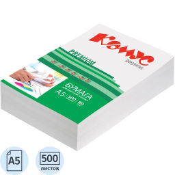 Бумага КОМУС ДОКУМЕНТ Premium (А5, марка А, 80 г/кв.м, 500 л)  фото 2