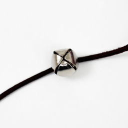 Дразнилка с мышкой (7 см) на деревянной палочке, 40 см, фиолетовая/белая - Пижон фото 3