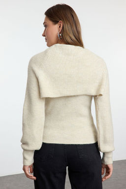 Tas Yumusak Dokulu Ikili Tak?m Bolerolu Triko Kazak TWOAW25KZ00020 - Trendyolmilla фото 4