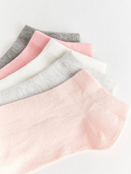 Basic K?z ?ocuk Patik ?orap 5li - Waikiki фото 3