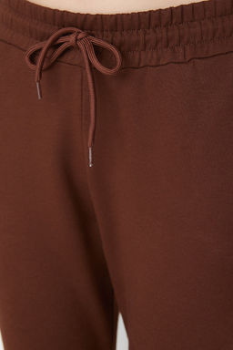 Kahverengi Basic Jogger Ince Orme Esofman Alt? Pantolon TWOAW21EA0194