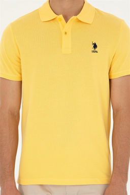 U. S. Polo Assn / Мужская желтая базовая футболка - U.s. polo assn фото 6