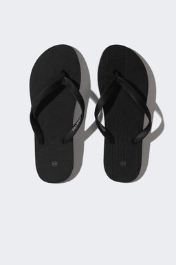 Мужские шлепанцы из искусственной кожи на плоской подошве - Defacto фото 8