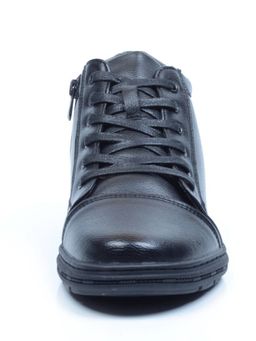 TYM927A BLACK Ботинки зимние мужские (искусственная кожа, искусственный мех) - No name фото 9