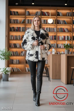 Шуба женская из искусственного меха